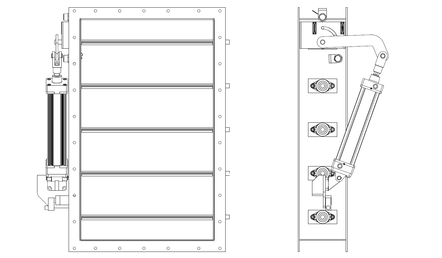 Damper Registro Veneziana