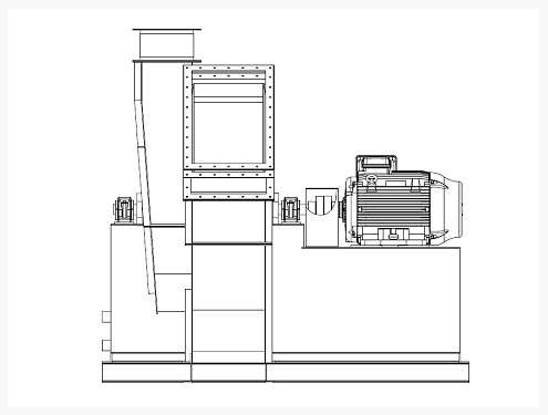Exaustor Centrífugo Tiragem Induzuda Caldeira